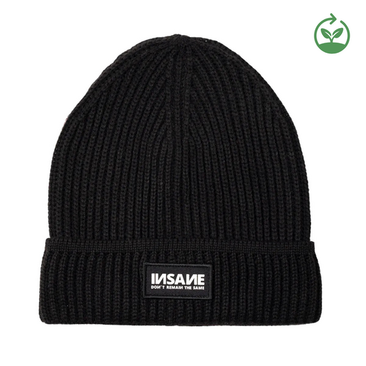 BLACK LABEL PATCH BEANIE INSANE