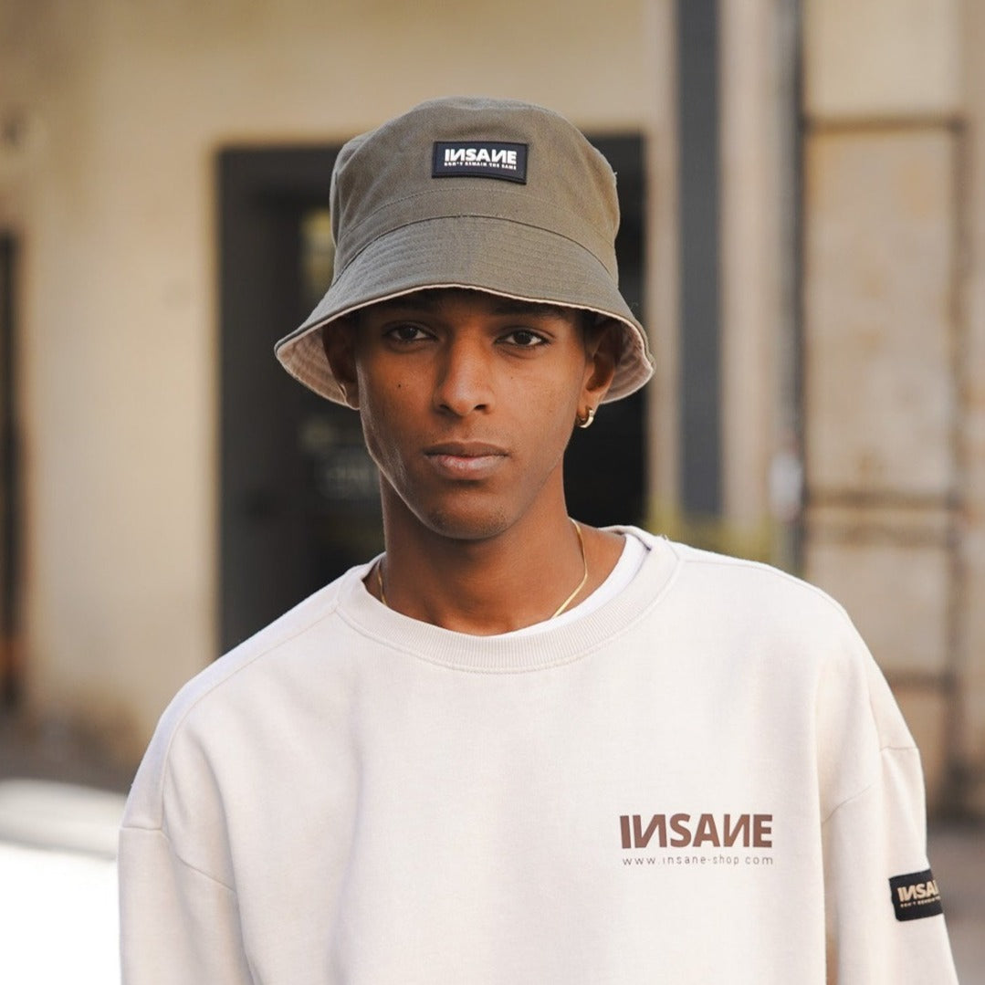 KHAKI INSANE BUCKET HAT