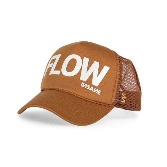 FLOW TRUCKER CAMEL & WHITE CAP