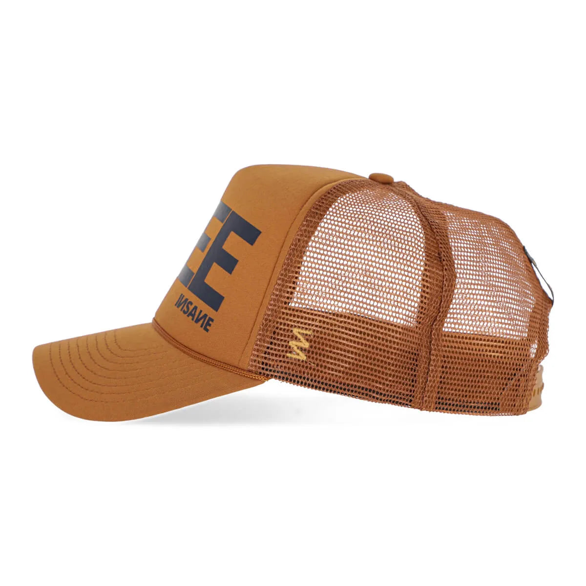 FREE TRUCKER CAMEL & NAVY CAP