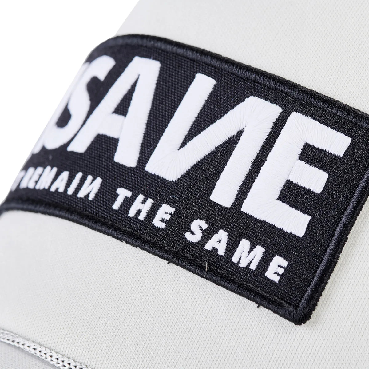 INSANE TRUCKER CAP LIGHT GREY WITH PATCH