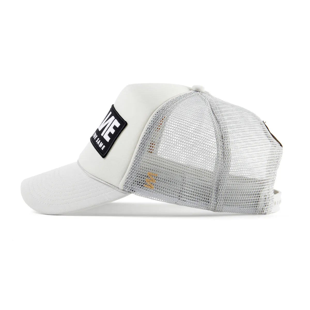 INSANE TRUCKER CAP LIGHT GREY WITH PATCH
