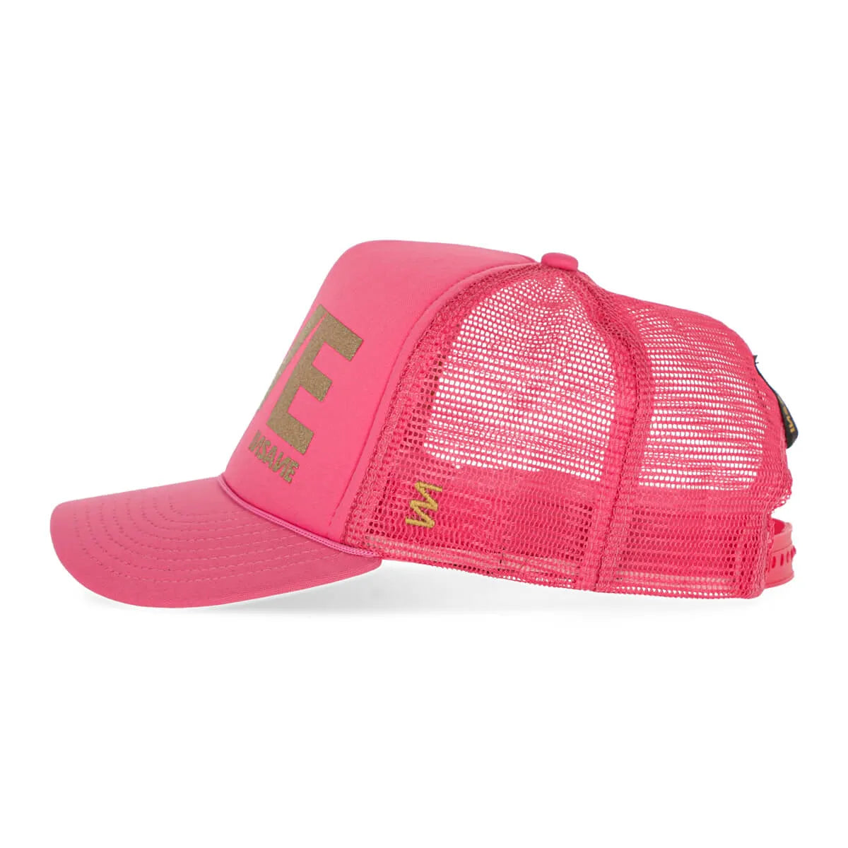 LOVE TRUCKER FUCHSIA & GOLD CAP