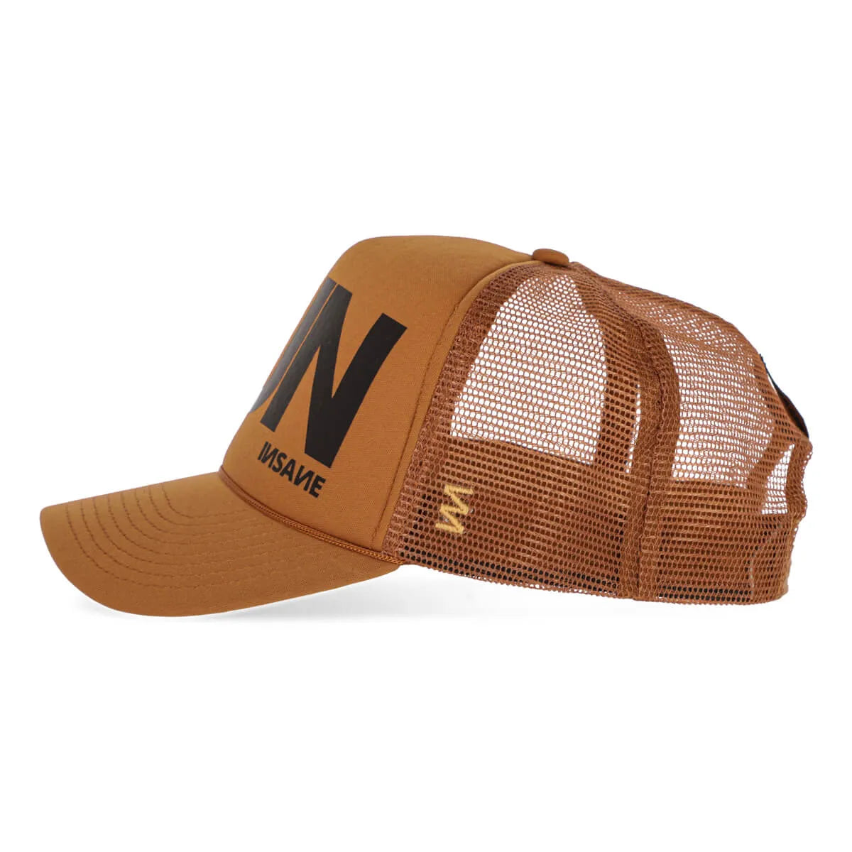 RUN TRUCKER CAMEL & BLACK CAP