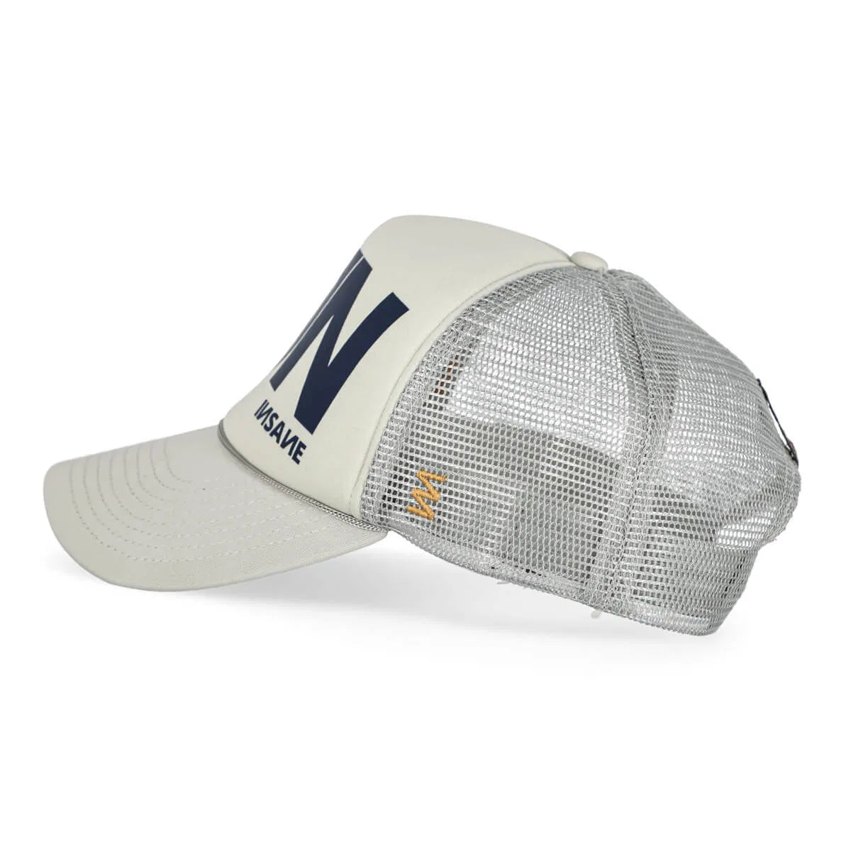 RUN TRUCKER LIGHT GREY & NAVY CAP