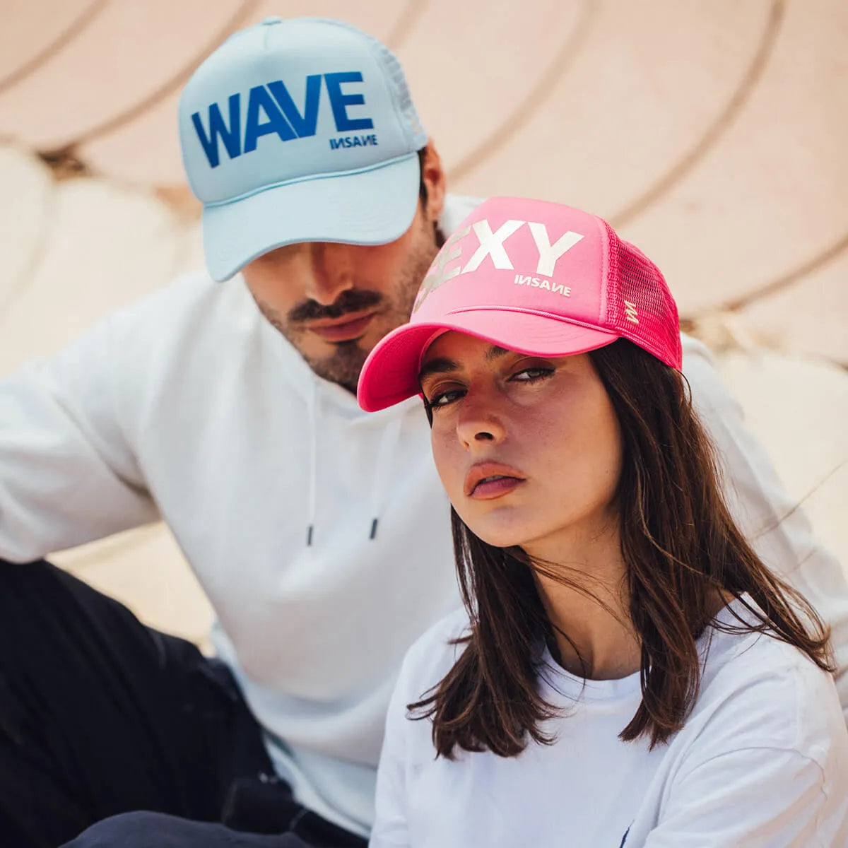 SEXY TRUCKER FUCHSIA & GOLD CAP