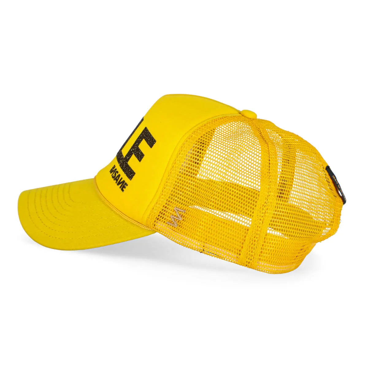 SMILE TRUCKER YELLOW & BLACK GOLD CAP