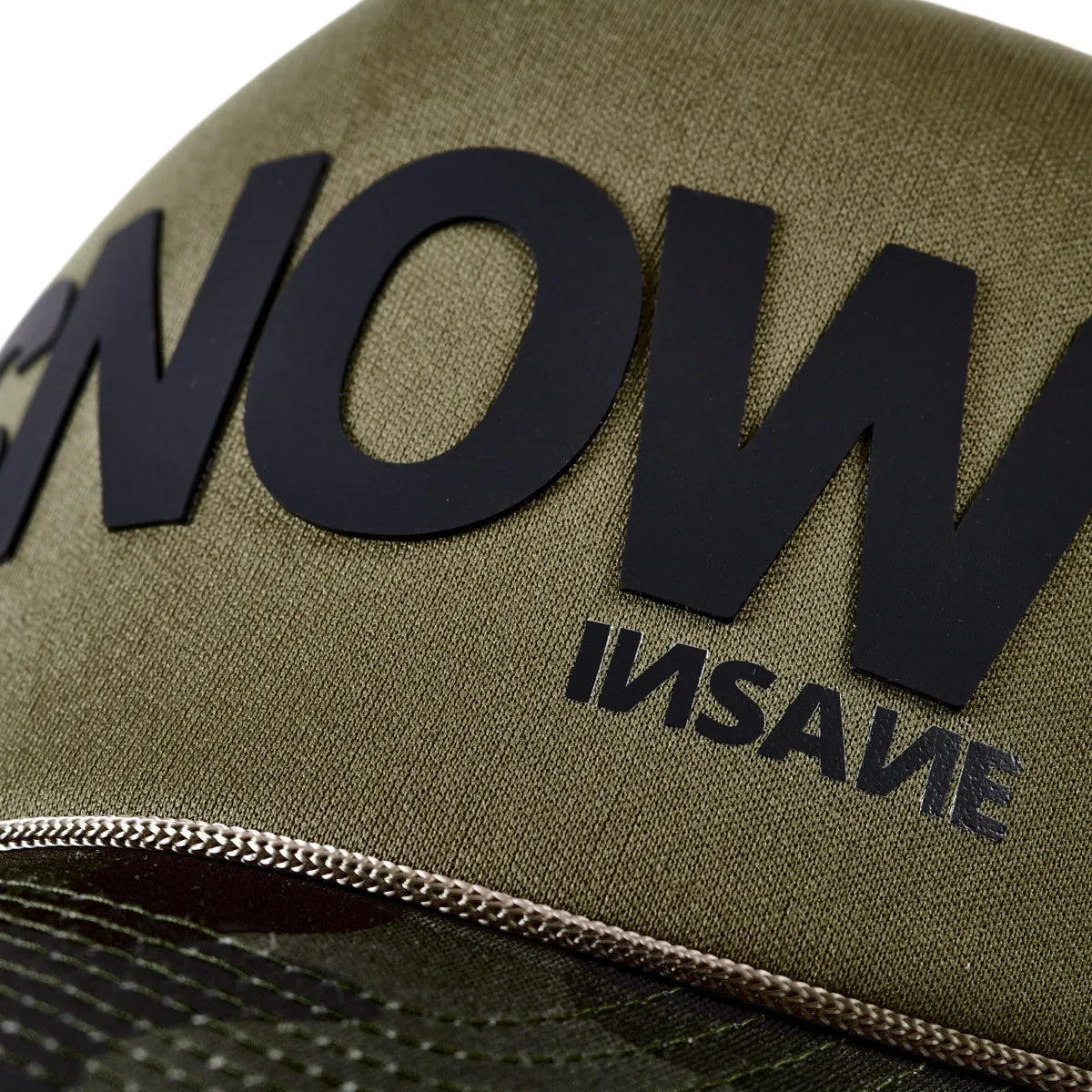 SNOW TRUCKER CAMO & BLACK BRICK CAP