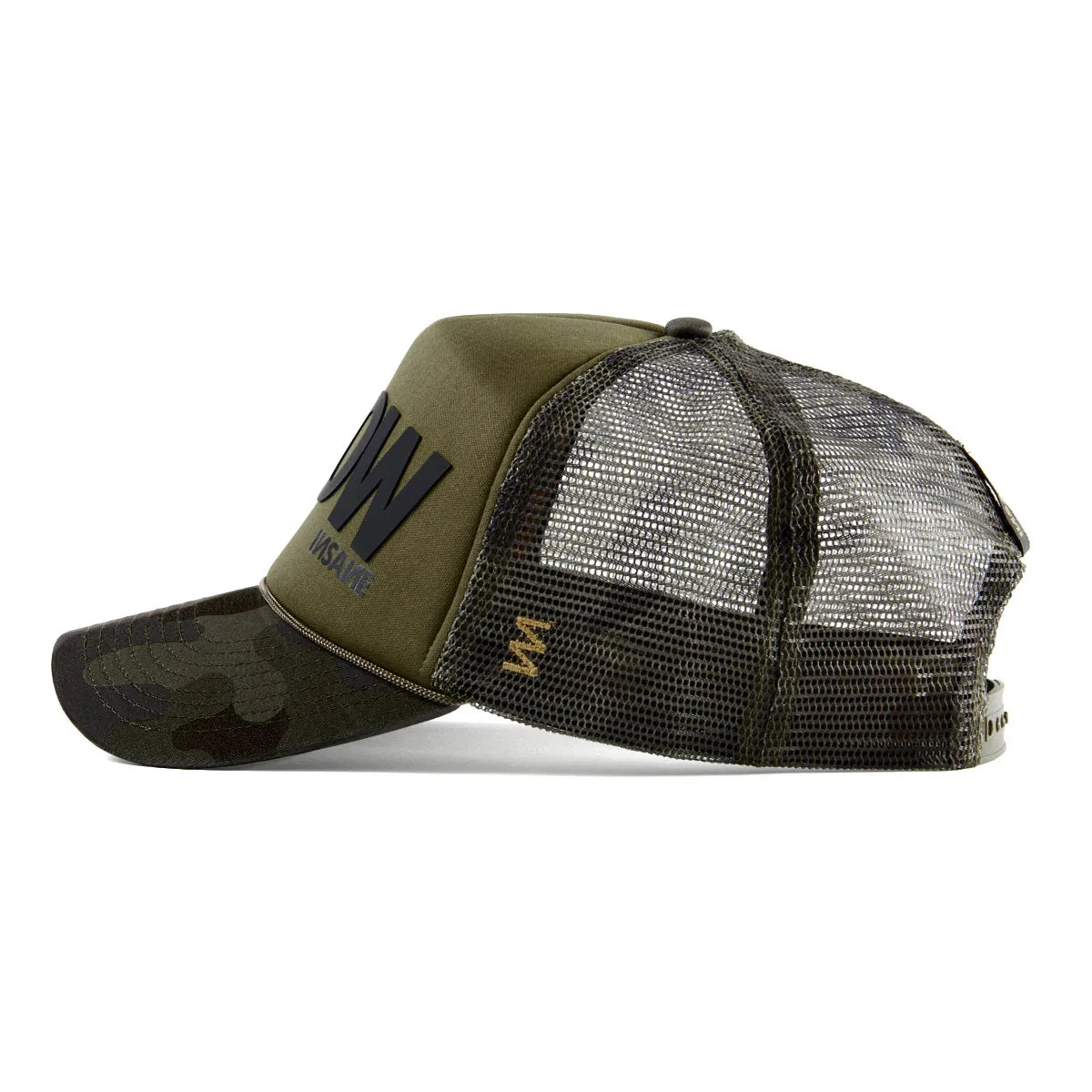 SNOW TRUCKER CAMO & BLACK BRICK CAP