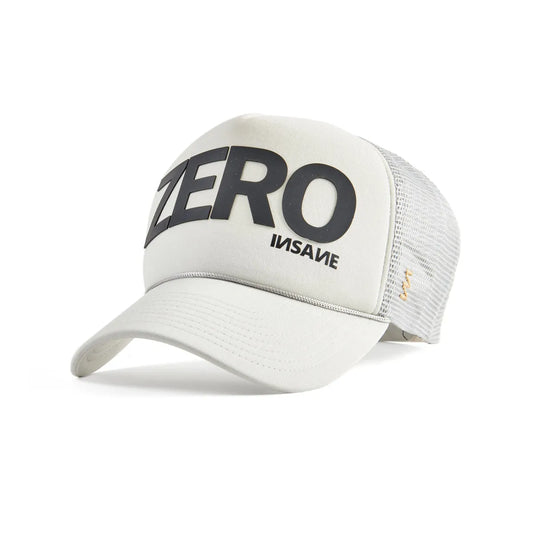 ZERO TRUCKER LIGHT GREY & BLACK BRICK CAP