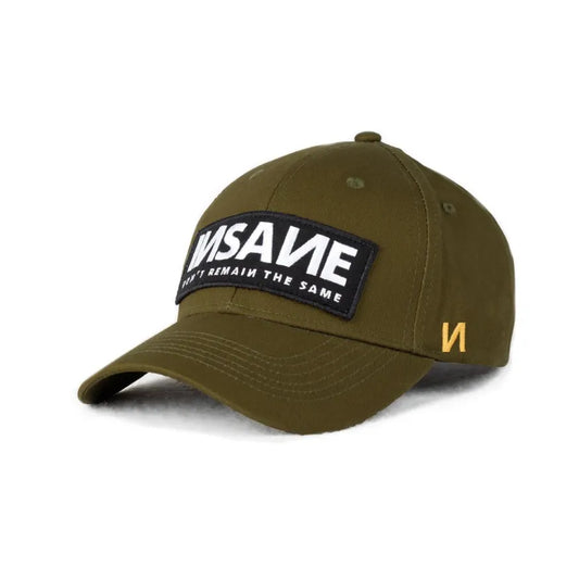 KHAKI BASEBALL CAP WITH INSANE PATCH