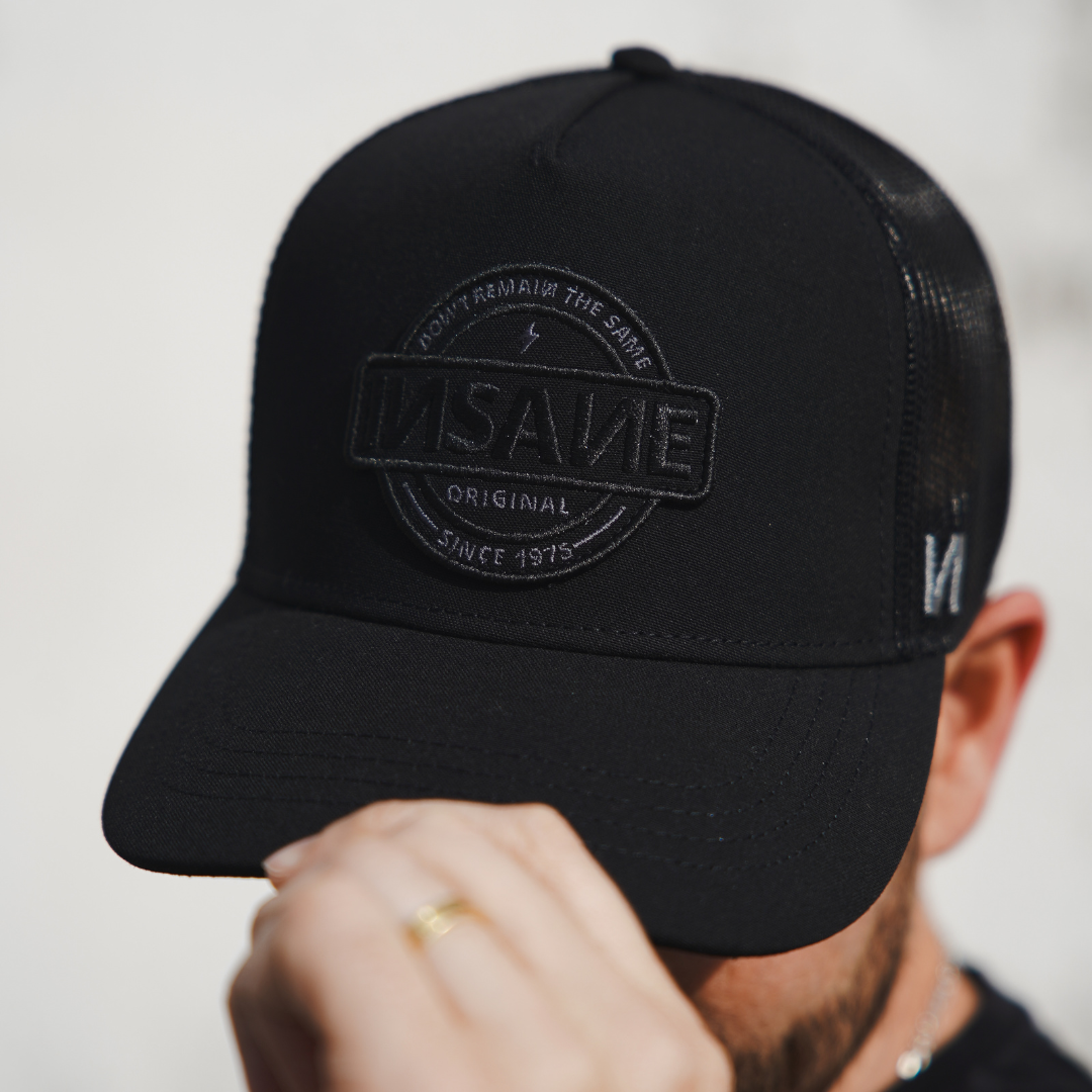 GORRA INSANE TRUCKER ORIGINAL TOTAL BLACK