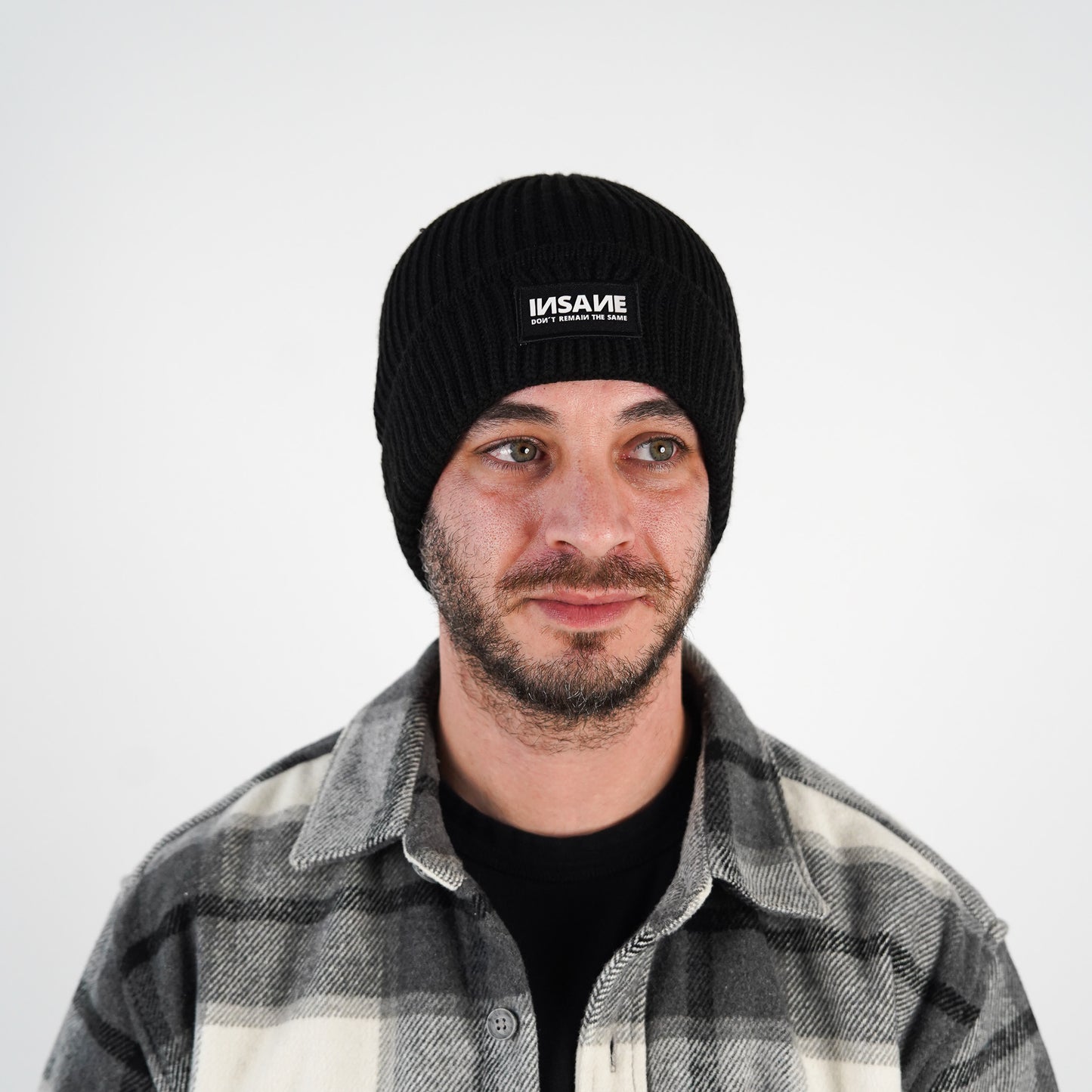 BLACK LABEL PATCH BEANIE INSANE 
