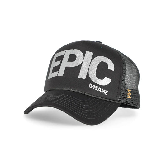 EPIC TRUCKER DARK GREY & SILVER CAP
