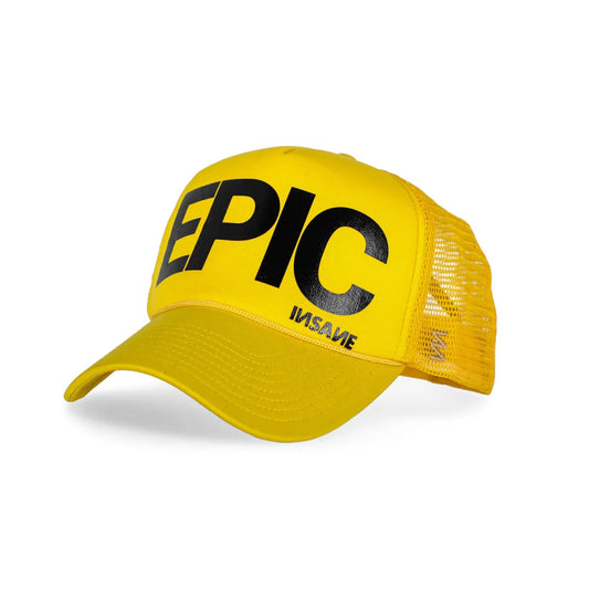 GORRA EPIC TRUCKER YELLOW & BLACK BRICK