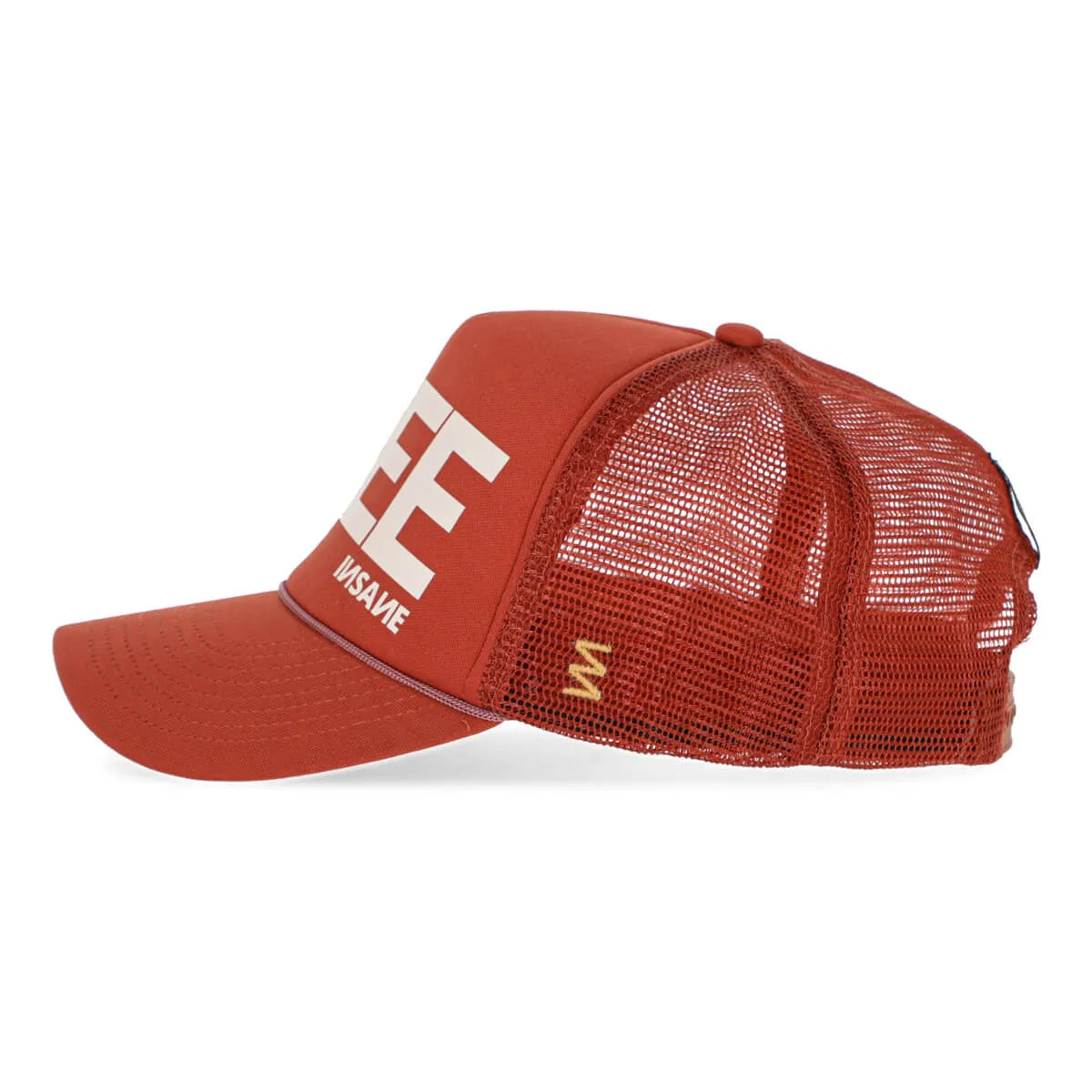 GORRA FREE TRUCKER BRICK & WHITE