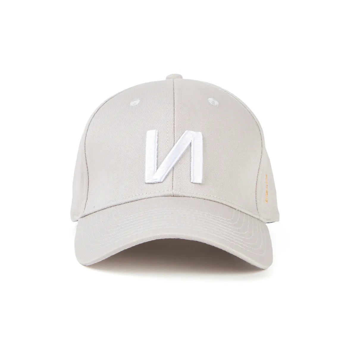 LIGHT GREY INSANE BASEBALL CAP WITH WHITE LOGO N EMBROIDERY