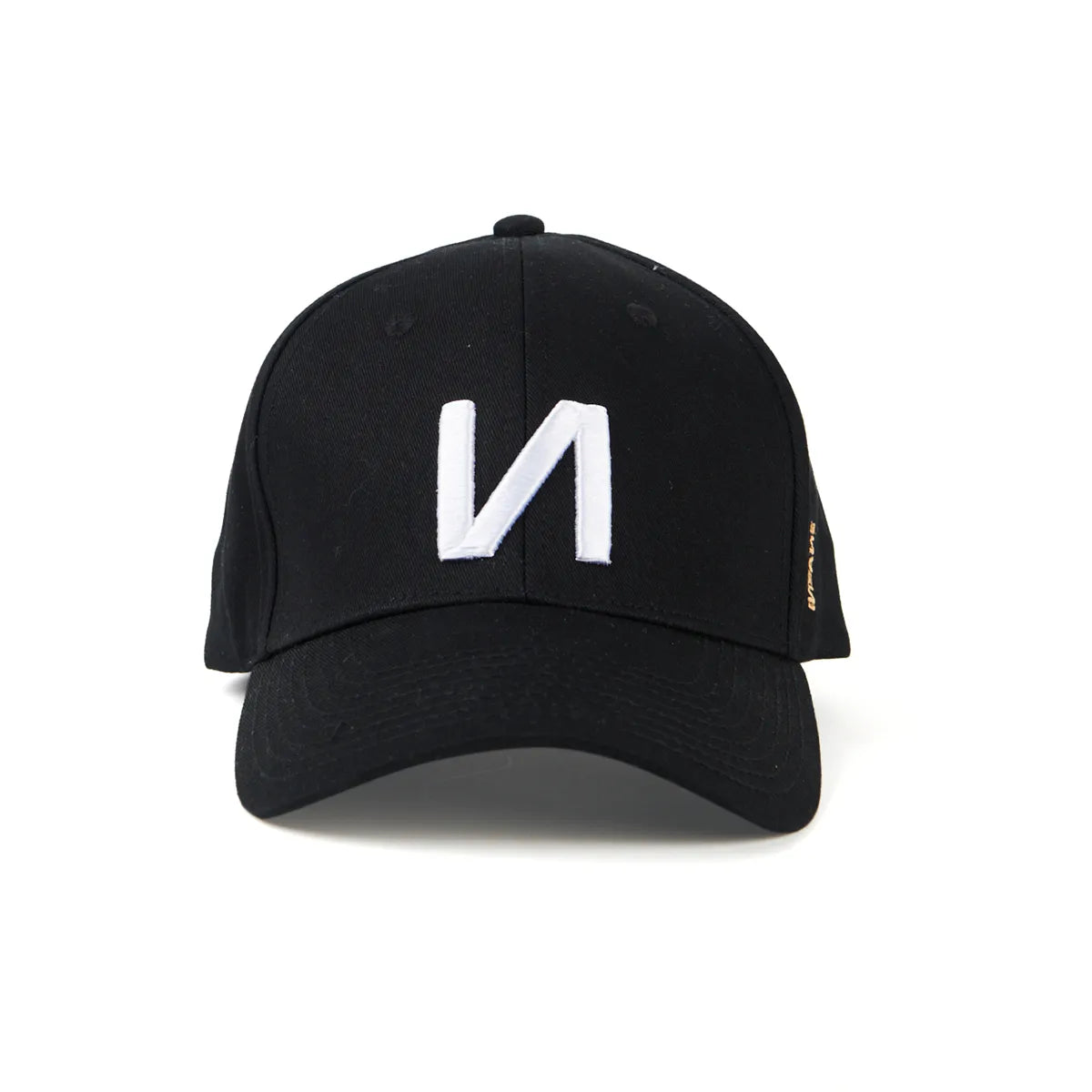 BLACK INSANE BASEBALL CAP WITH WHITE LOGO N EMBROIDERY