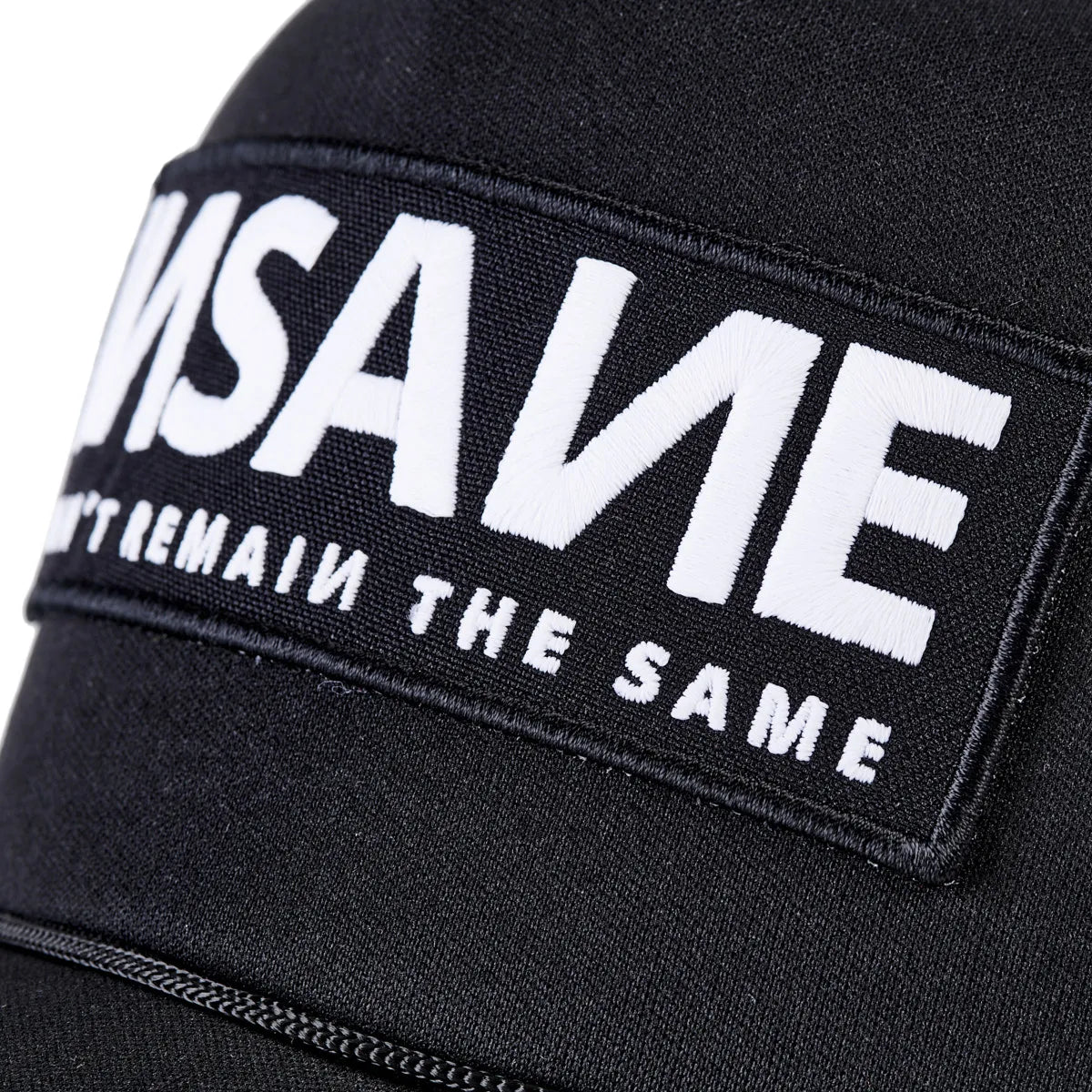 INSANE TRUCKER CAP BLACK WITH PATCH.