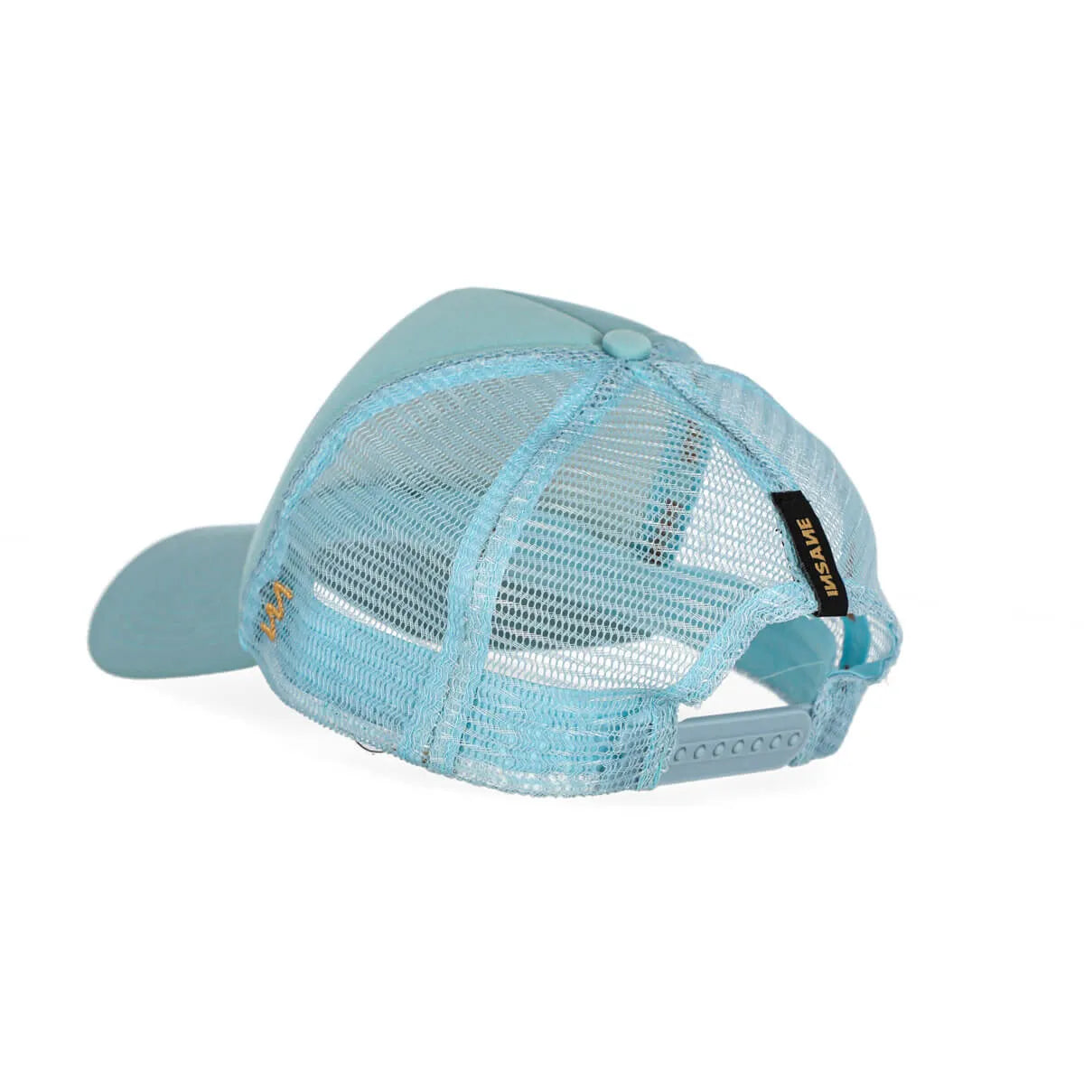 LOVE TRUCKER GREYISH BLUE & CHERRY CAP