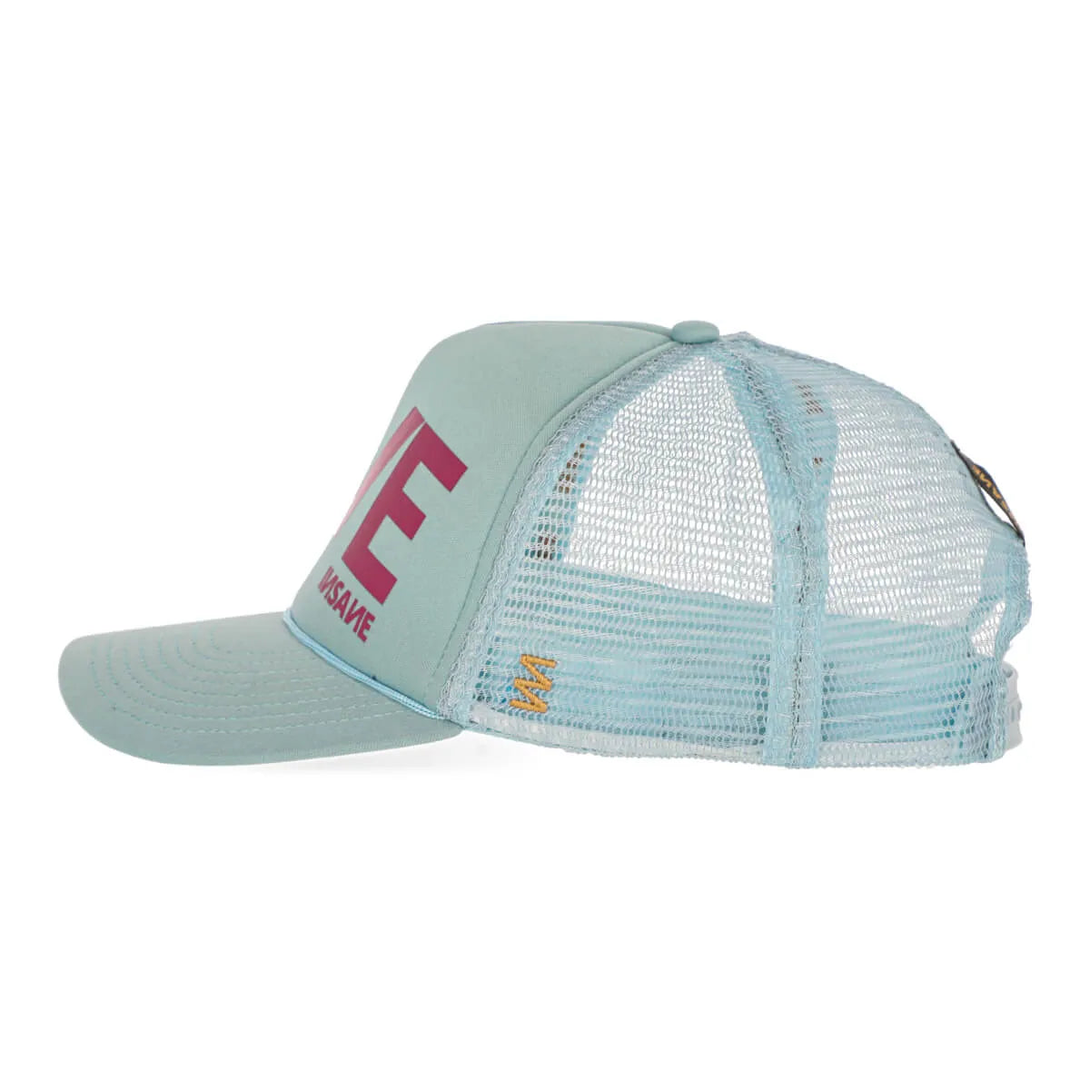 LOVE TRUCKER GREYISH BLUE & CHERRY CAP