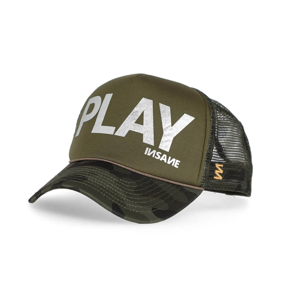 PLAY TRUCKER CAMO & SILVER CAP