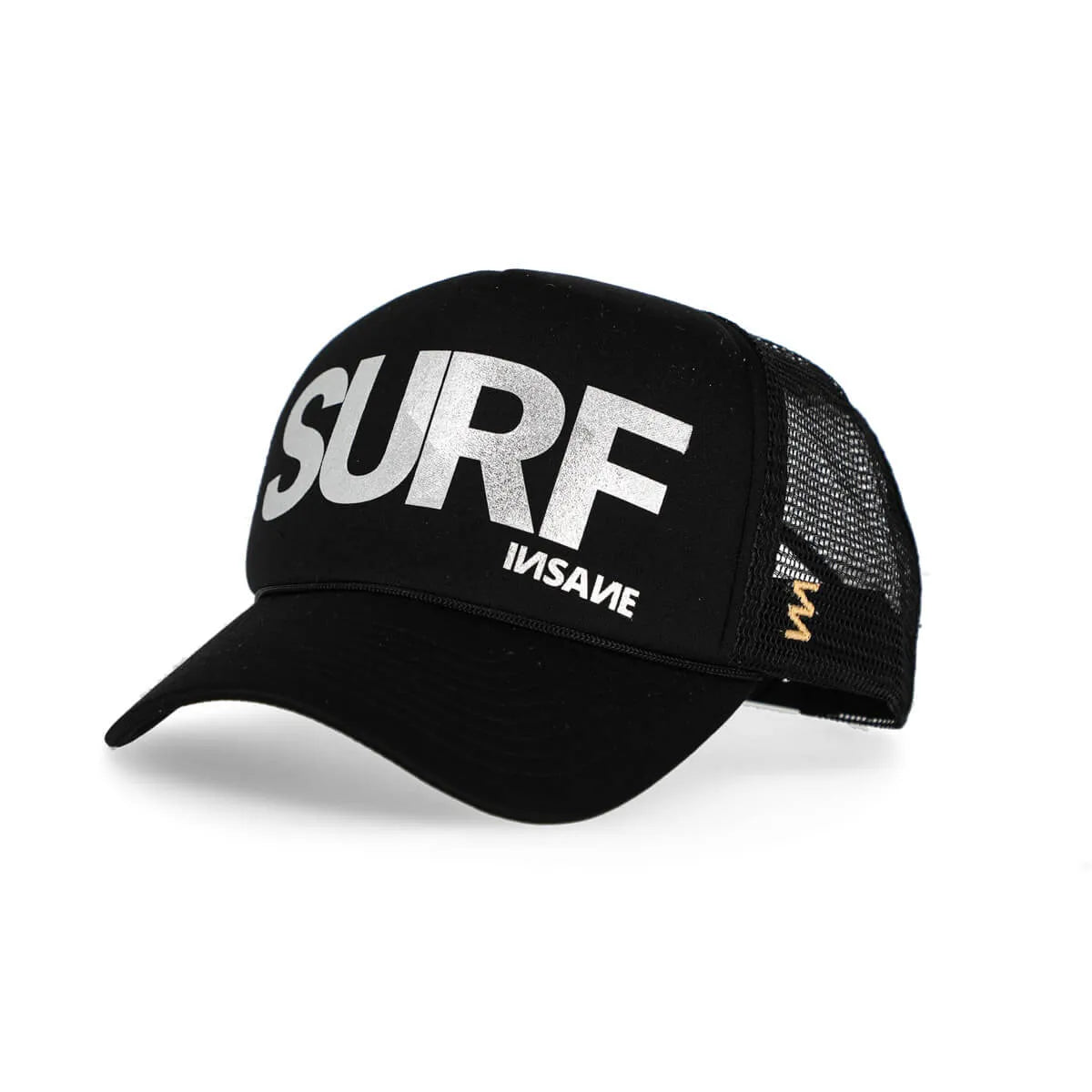 SURF TRUCKER BLACK & SILVER CAP