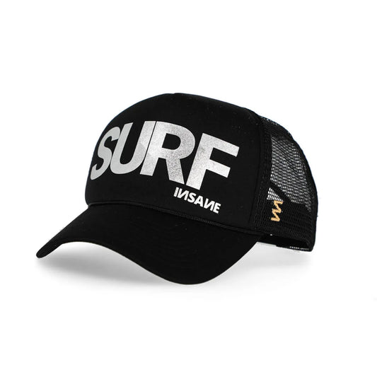 GORRA SURF TRUCKER BLACK & SILVER