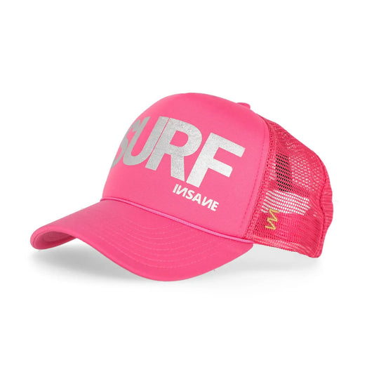 SURF TRUCKER FUCHSIA & SILVER CAP