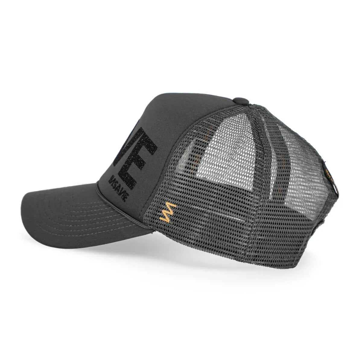 GORRA WAVE TRUCKER DARK GREY & BLACK GLITTER
