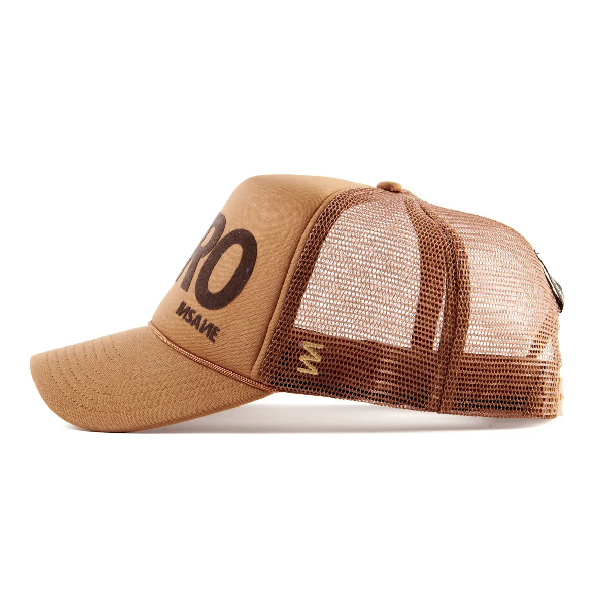 ZERO TRUCKER CAP CAMEL & FLOCK BROWN