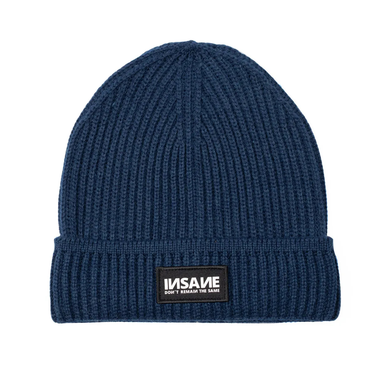 BEANIE AZUL NAVY LABEL PATCH INSANE